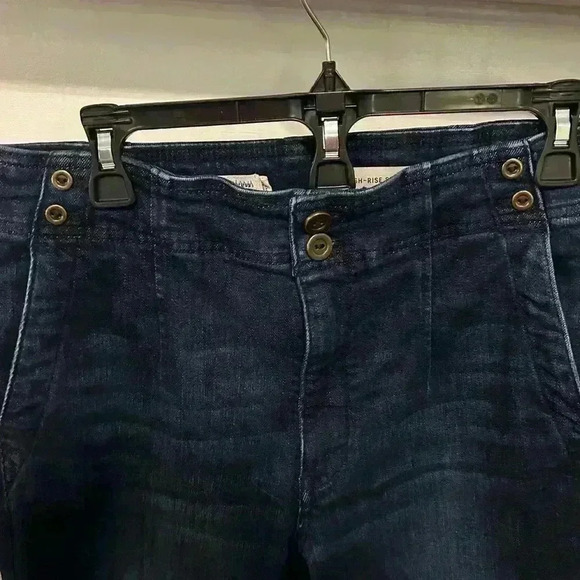 Pilcro and the Letterpress Women’s High Rise Skinny Jeans. Size 32. Dark wash. - Picture 4 of 9